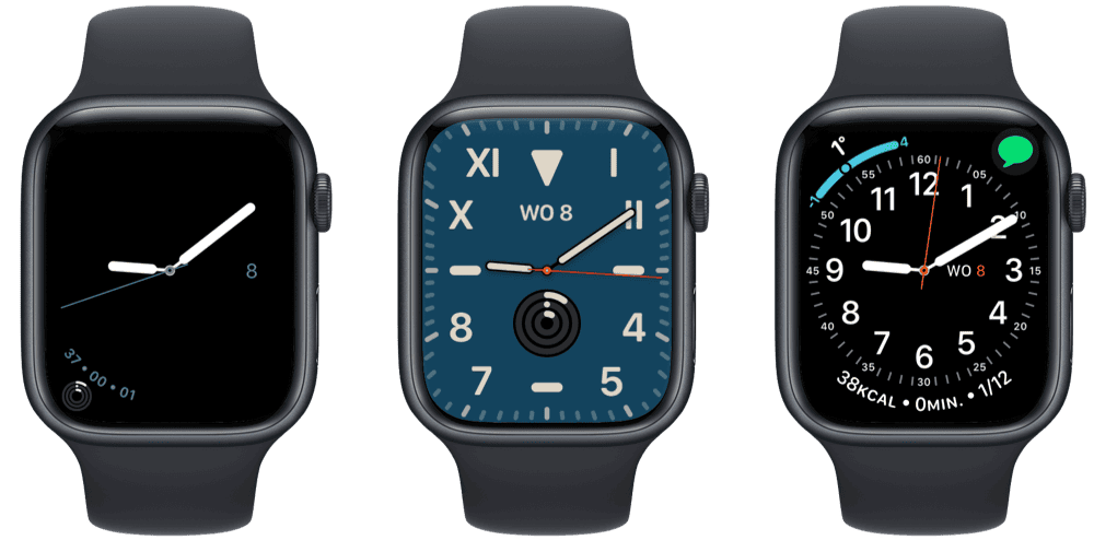 Apple Watch wijzerplaten met Activiteit complicatie