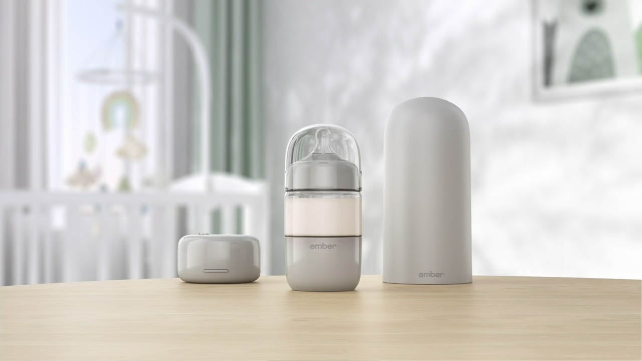 Ember selfwarming baby bottle