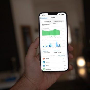 Met de batterijgrafiek op de iPhone krijg je inzicht in je accuduur