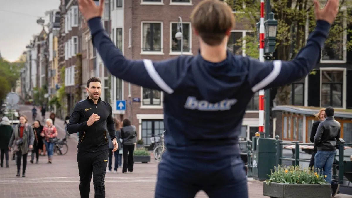 Roy en Jamie in Amsterdam