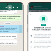 WhatsApp in chat bewaren