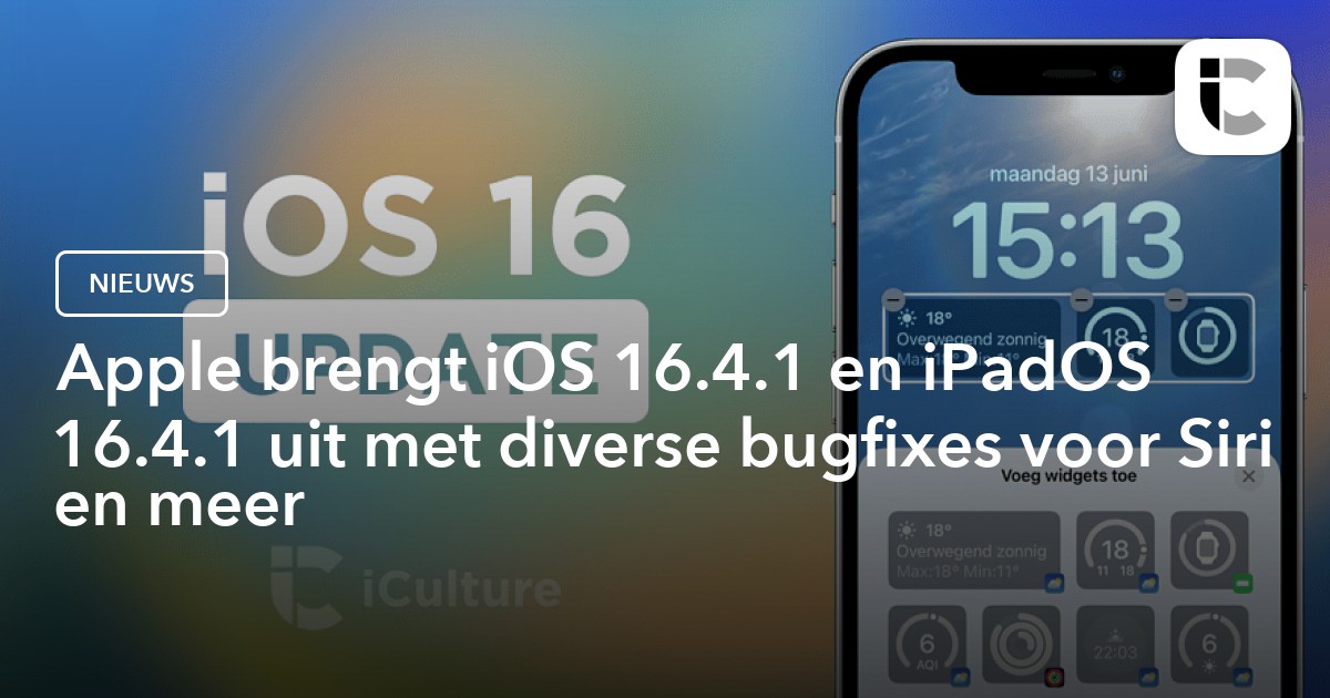 iOS 16.4.1 voor iPhone is beschikbaar met bugfixes en verbeteringen
