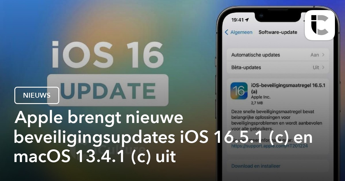 iOS 16.5.1 (a) and macOS 13.4.1 (a) security updates are discontinued