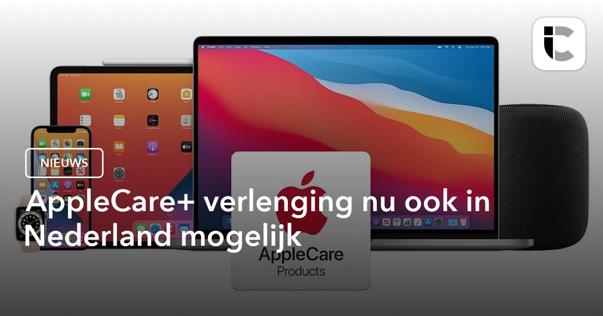 AppleCare+ utvidelse nå også i Nederland