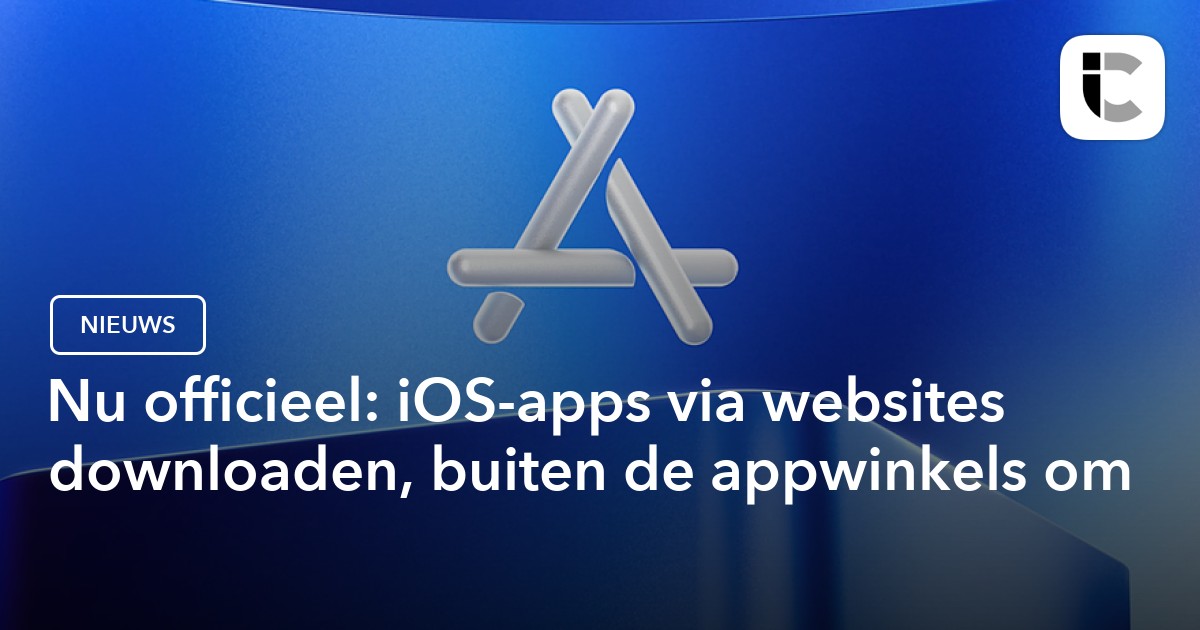 Ontwikkelaars mogen iOS-apps op hun website publiceren